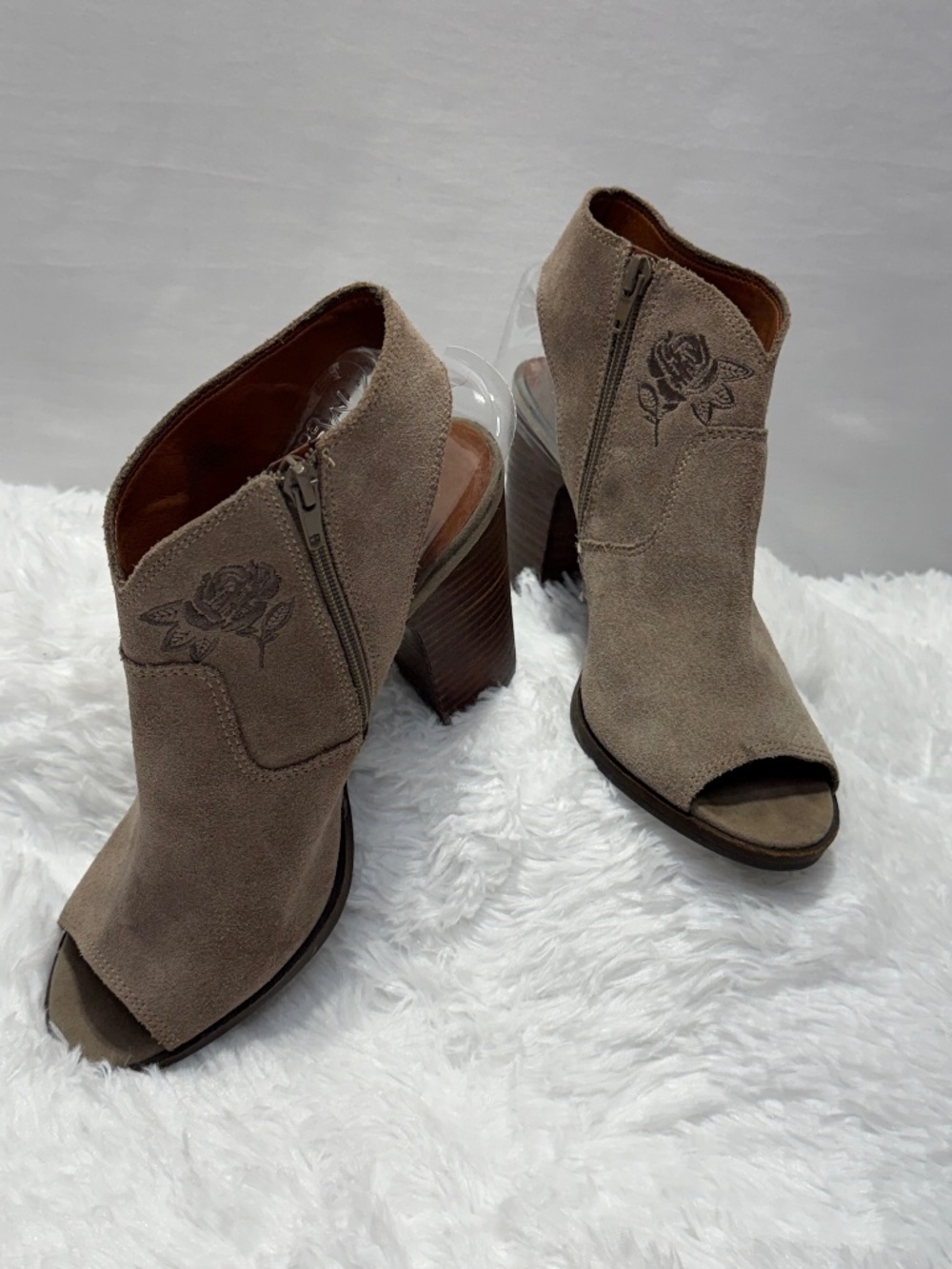 Women’s Lucky Brand Open-toe Ankle Boots